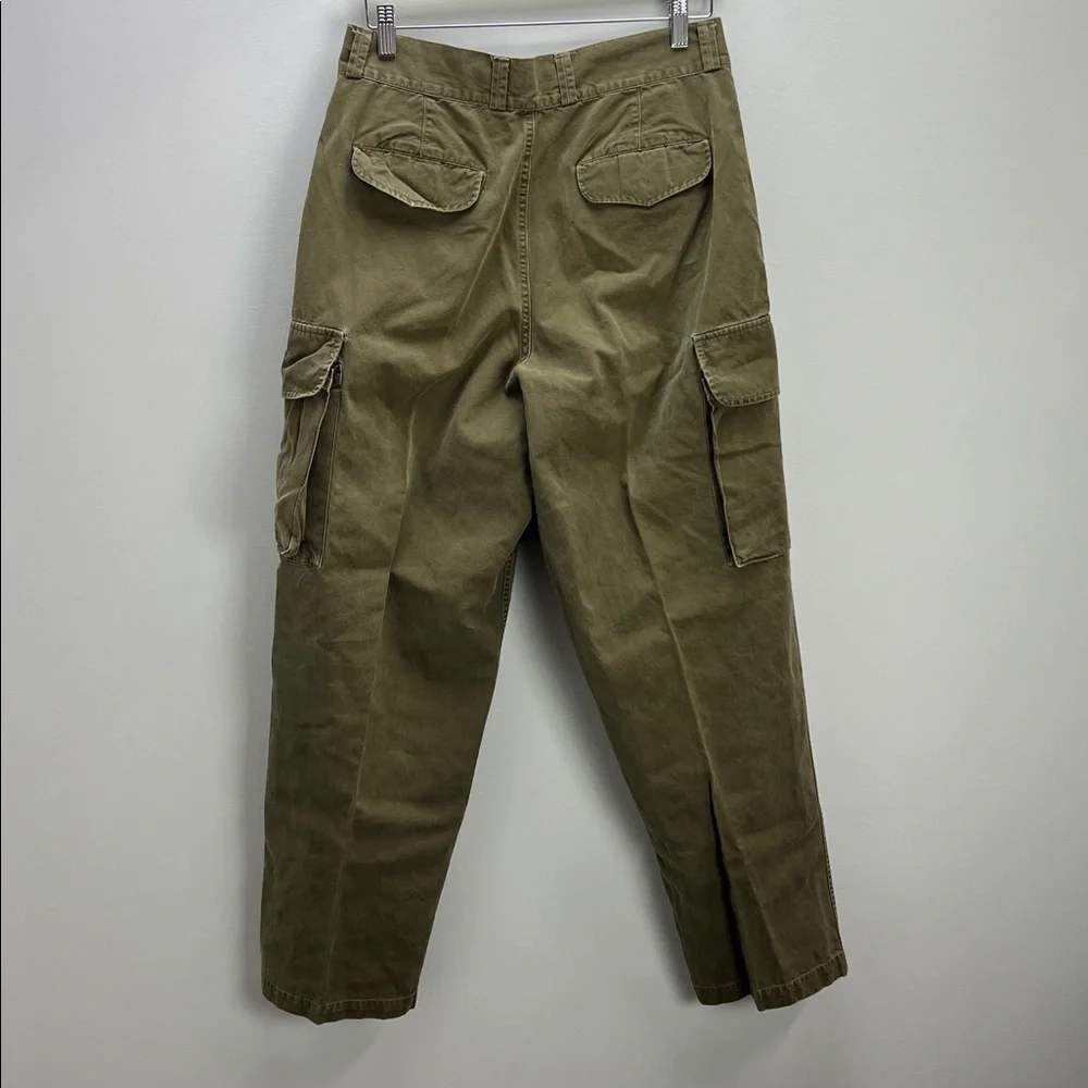 Vintage Banana Republic Civilian Reserve Cargo Pants Army Green Mens 31 80s 90s